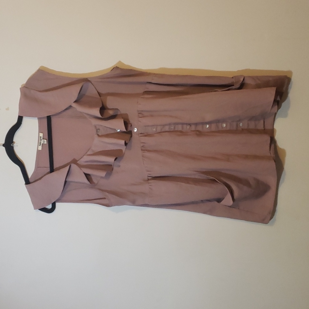 Daniel Rainn Pocketed Blouse XL